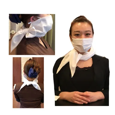 アレンジ例・長さ100cmタイプ　ホワイト