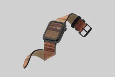 曲げに強い耐水性のある木製バンド