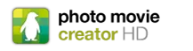 「photo movie creator HD」 ロゴ