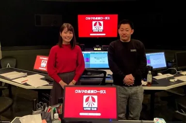 声優を務めてくださった伊藤さん(左)と酒井さん(右)