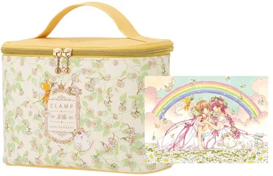 ダブルチャンスキャンペーン：バニティポーチ＆イラストカードセット-CLAMP 30th Anniversary-