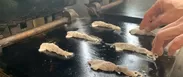 ホタルイカ煎餅の製造工程