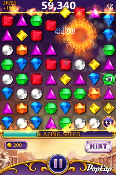 Bejeweled Blitz　プレイ画面