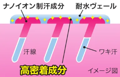 高密着成分イメージ画像