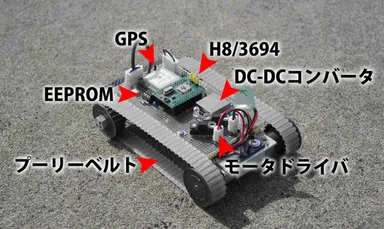 キャタピラ式ローバ本体