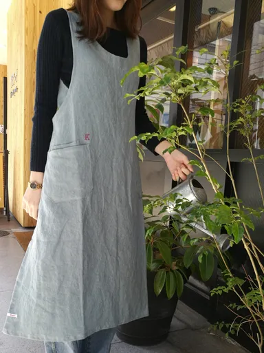 増見哲株式会社(kapoc)　at-home wear(割烹着) 着用イメージ