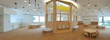 トイレが中心の保育室