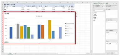 ピボットチャート機能(DioDocs for Excel新機能)