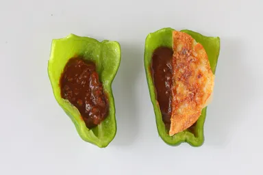 肉味噌とピーマンのハーモニー