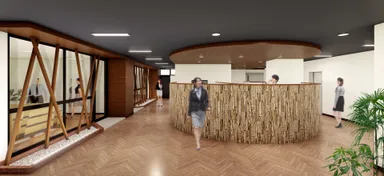 イメージパース2F　2階共用部