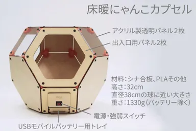 床暖にゃんこカプセル