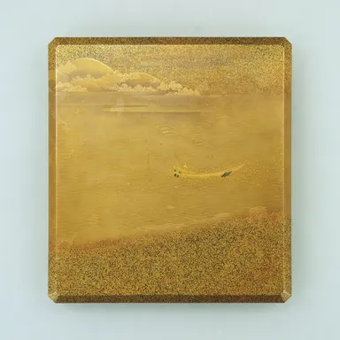 重要文化財　比良山蒔絵硯箱