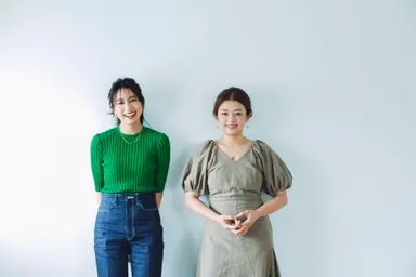 公私にわたり信頼し合う2人 左：東原亜希／右：高橋ミカ