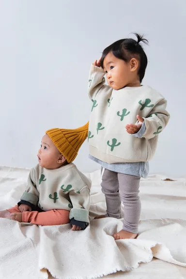 Cactus design knit