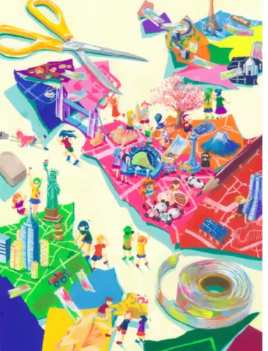 「バーチャルアースフェス」 ポスター イメージ原画　津田 真歩さん