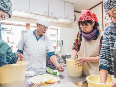 体験モニター受け入れ・味噌づくり