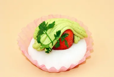 抹茶モンブランいちご大福