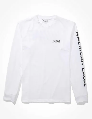 AE 24/7アクティブロングスリーブグラフィックTシャツ：￥4,800(税込)