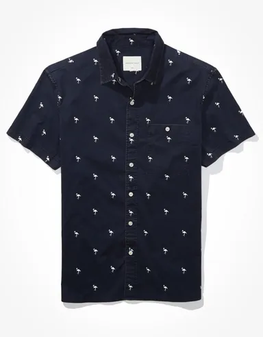 AEポプリンボタンアップシャツ：￥6,400(税込)