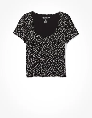 AEスナップフロントベビーTシャツ：￥3,900(税込)