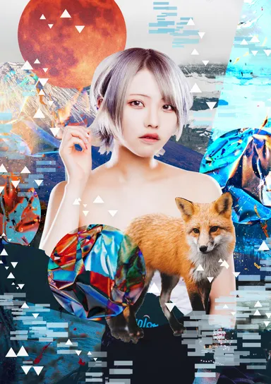 狐音 レイ(水色担当)