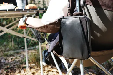 アウトドアにも