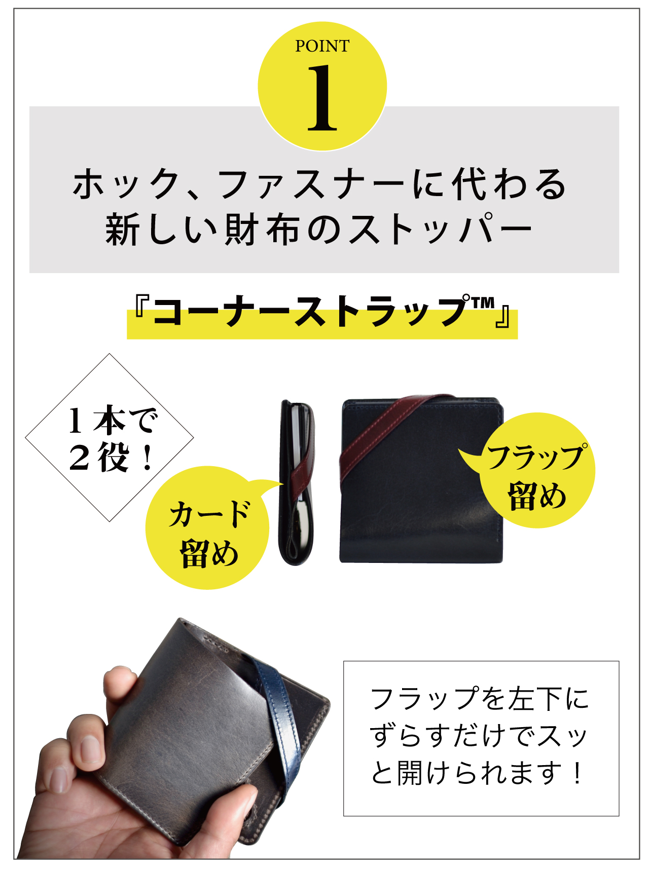 送料無料(沖縄は1000円) 大人のミニ財布【理 kotowari μ