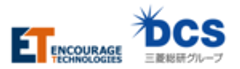 三菱総研DCS株式会社、エンカレッジ・テクノロジ株式会社のロゴ