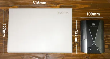 商品サイズ　比較