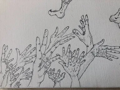絵画作品(ペン画)