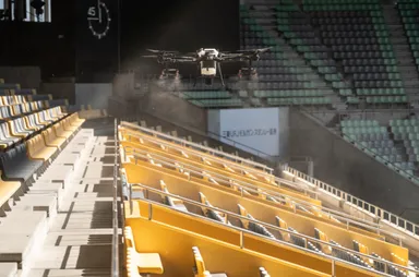 実際の散布風景2