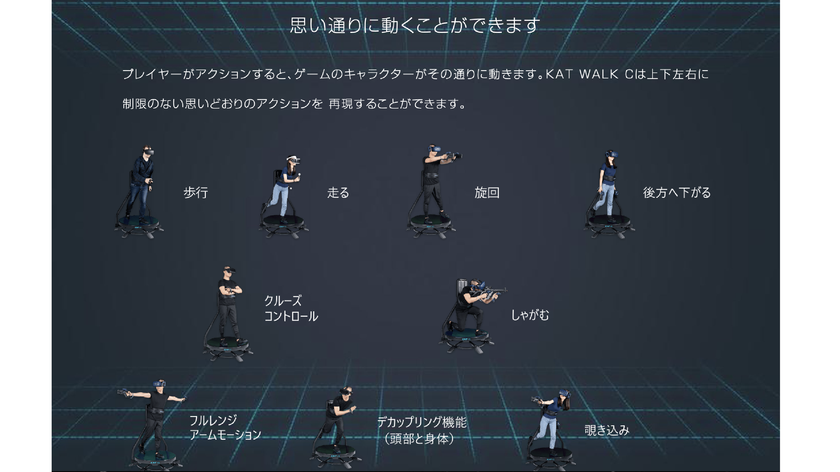 まるでsf映画 ゲーマー長年の夢 ゲームの中に入れる 家庭用 歩行型vrルームランナー Katwalkc 遂に日本発売 Campfireにて2月26日から 株式会社匠のプレスリリース