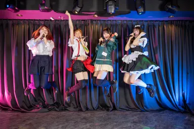 店内の常設ステージ