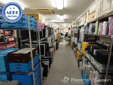 関東データ消去センター内部