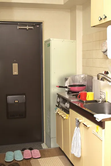 アクアチェンジ500 マンションキッチン横 設置事例