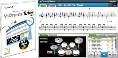 電子ドラム用練習ソフトウェア『V-Drums Tutor DT-1』