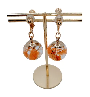 ハーバリウムイヤリング