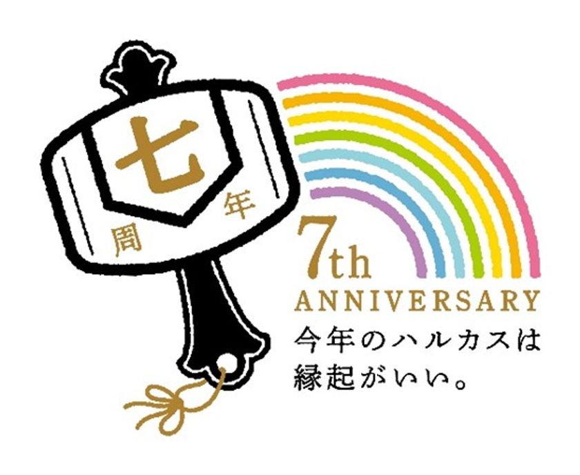 「あべのハルカス」は３月７日（日）に
開業７周年を迎えます
ー 今年のハルカスは縁起がいい。ー
