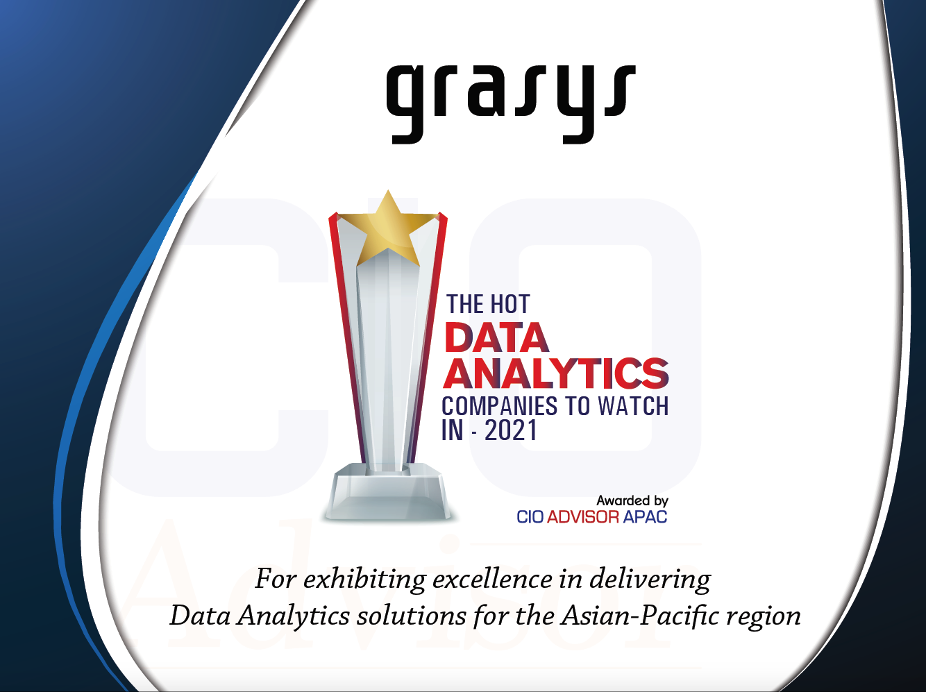 grasys、アジア太平洋地域の急成長データ分析企業10社に選出