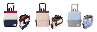 DELDE_NewColor　レッド×ネイビー　ショコラピンク　ブルー×グレー