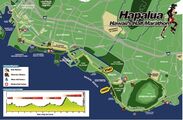 ホノルルマラソン・ハパルア　コースマップ