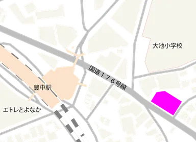 周辺地図(塗色部分が所在地)