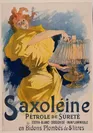 ジュール・シェレ《サクソレイヌ、安全灯油のポスター》、1895年、 リトグラフ、町田市立国際版画美術館蔵