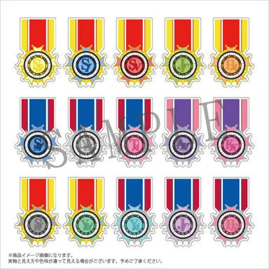 トレーディングアクリルバッジ