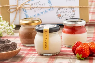 茨城おしゃらぐプリン　ホワイトデーセット2