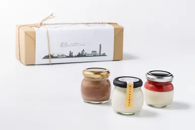 茨城おしゃらぐプリン　ホワイトデーセット3