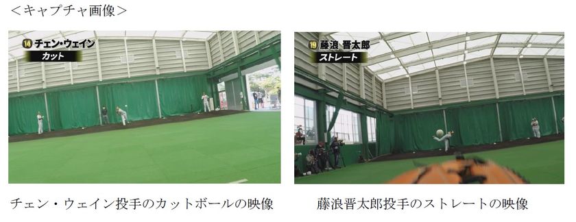2021年版「投球体感映像」を3月9日（火）から公開
～チェン・ウェイン投手などの投球を捕手目線で体感！～