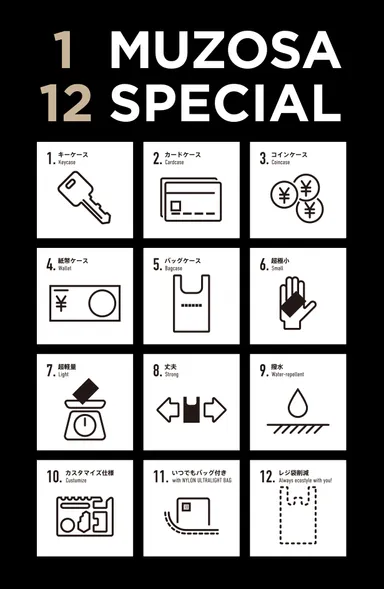 極小多機能。1つで12役。