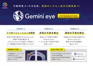 Gemini eye Integrationの特徴