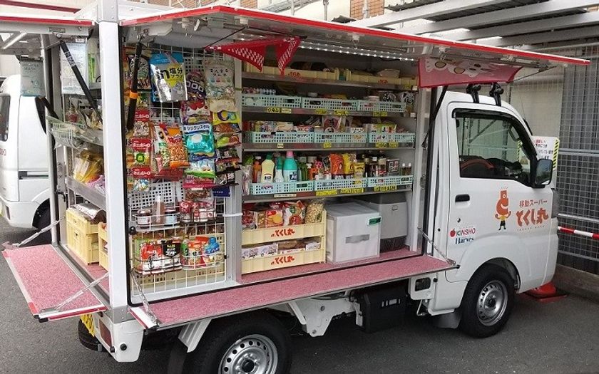 【近商ストア】
移動スーパー「とくし丸」を木津川台店で3月24日運行開始！